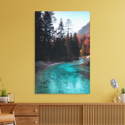 Smaragd Canvas Afdruk (Insitu (Woonkamer))