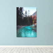 Smaragd Canvas Afdruk (Insitu (Houten vloer))