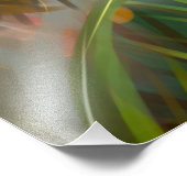 Smaragd Curiositeit ~ Modern Vrouwelijk Portretwan Foto Afdruk (Hoek)