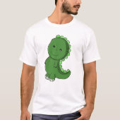 Smaragd Dino Charme T-shirt (Voorkant)