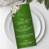 Smaragd Elegantie Bruiloft Menu