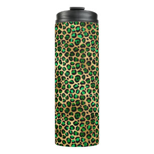 Smaragd en Goud Safari Serie Design 8 Thermosbeker