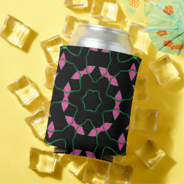 Smaragd en Roze Kaleidoscoop Blikjeskoeler