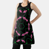 Smaragd en Roze Kaleidoscoop Schort (Insitu)