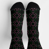 Smaragd en Roze Kaleidoscoop Sokken (Top)