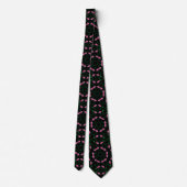 Smaragd en Roze Kaleidoscoop Stropdas (Achterkant)