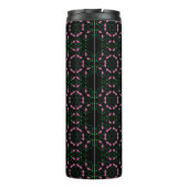 Smaragd en Roze Kaleidoscoop Thermosbeker (Achterkant)