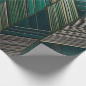 Smaragd Geometrie – Moderne Art Deco Papier (Hoek)