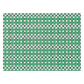 Smaragd Geometrisch Abstract Patroonontwerp 1314 Tafelkleed (Voorkant (Horizontaal))