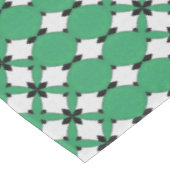 Smaragd Geometrisch Abstract Patroonontwerp 1314 Tafelkleed (Gekanteld)
