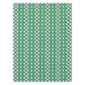 Smaragd Geometrisch Abstract Patroonontwerp 1314 Tafelkleed (Voorkant)