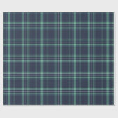 Smaragd Glen Plaid inpakpapier (Vlak)