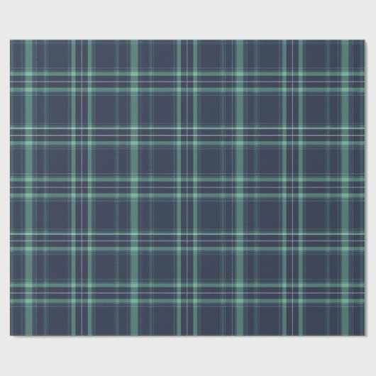 Smaragd Glen Plaid inpakpapier (Vlak)