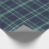 Smaragd Glen Plaid inpakpapier (Hoek)