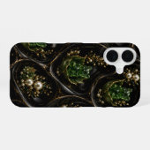 Smaragd gomberen iPhone hoesje iPhone 16 Hoesje (Achterkant horizontaal)
