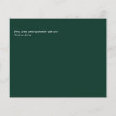 Smaragd Goud Agaat - Huwelijk BOEK de DATUM Budget Flyer (Achterkant)