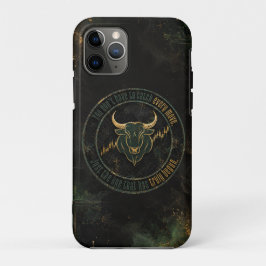 Smaragd Goud Stier Mentaliteit Handel Case-Mate iPhone Case