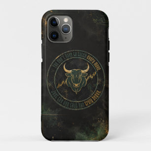 Smaragd Goud Stier Mentaliteit Handel Case-Mate iPhone Case