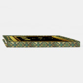 Smaragd & Gouden Art Deco Gastenboek (Rug)