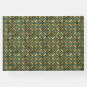 Smaragd & Gouden Art Deco Gastenboek (Achterkant)