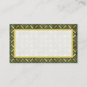 Smaragd & Gouden Art Deco Plaatskaartje (Voorkant)