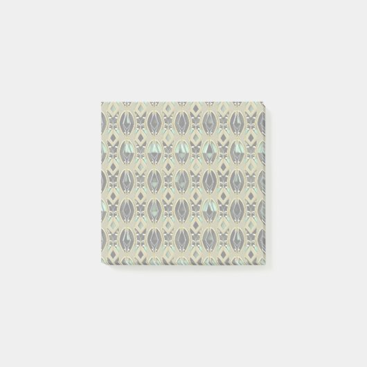 Smaragd & Gouden Art Deco Post-it® Notes (Voorkant)