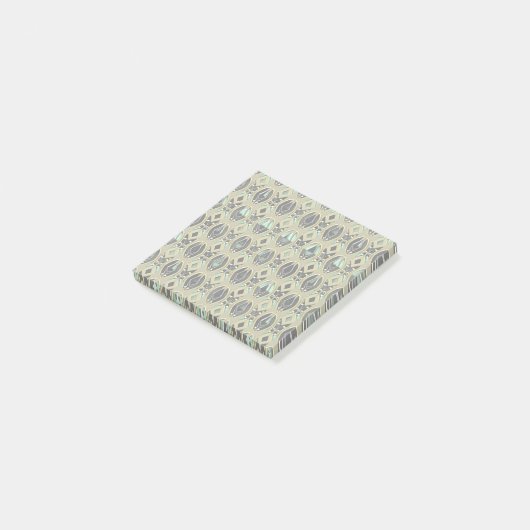 Smaragd & Gouden Art Deco Post-it® Notes (Schuin)