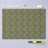 Smaragd & Gouden Art Deco Tissuepapier (Craft)