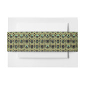 Smaragd & Gouden Art Deco Uitnodigingen Wikkel (Voorkant Voorbeeld)