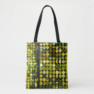 Smaragd Gouden Lovertjes Luxe Tassen Tas Door Lavi