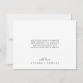 Smaragd groen coördinaat dank u kaart (Achterkant)