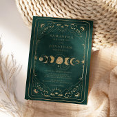 Smaragd Groen & Faux Goud Tarot Hemelbruiloft Kaart