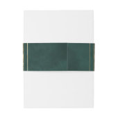 Smaragd Groen & Faux Goud Tarot Hemelbruiloft Uitnodigingen Wikkel (Achterkant Voorbeeld)