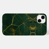 Smaragd Groen Marmer Goud Glitter Case-Mate iPhone Case (Achterkant (horizontaal))