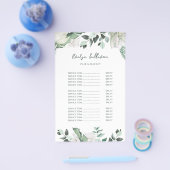 Smaragd groen prijslijst Flyer (Enkel)