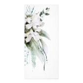 Smaragd groen prijslijst Rackkaart Reclamekaart (Achterkant)