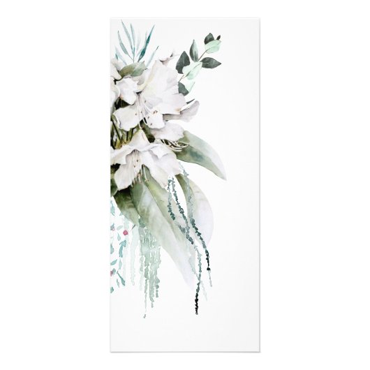 Smaragd groen prijslijst Rackkaart Reclamekaart (Achterkant)