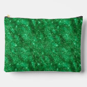 Smaragd Groen Sequin Patroon Etui (Voorkant)
