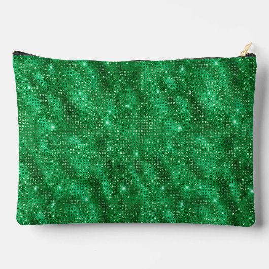 Smaragd Groen Sequin Patroon Etui (Achterkant)