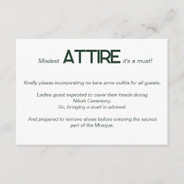 Smaragd Groen Wit Bruiloft Kleding Jurk Code Kaart