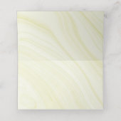 smaragd groene bloemen goudmarmer plaatskaartje (Binnenkant ongevouwen)