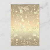 Smaragd Groene Huwelijksdetails QR Code Informatiekaartje (Achterkant)