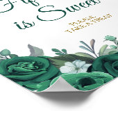 Smaragd Groene Jurken Quinceañera Vijftien is Zoet Poster (Hoek)