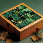 Smaragd Groene Muur Decor Modern Chique Mozaïek Tegeltje