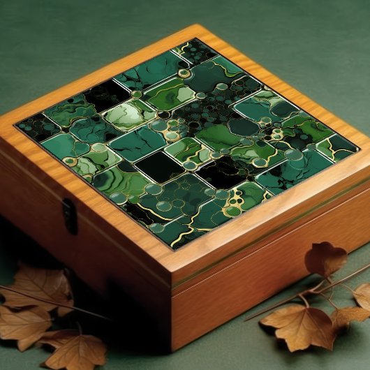 Smaragd Groene Muur Decor Modern Chique Mozaïek Tegeltje