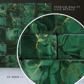 Smaragd Groene Muur Decor Modern Chique Mozaïek Tegeltje