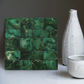 Smaragd Groene Muur Decor Modern Chique Mozaïek Tegeltje