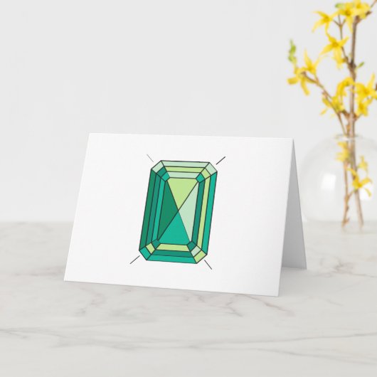 Smaragd Kaart (Gele Bloem)