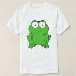 Smaragd Kikker Grootogige Zorg T-shirt