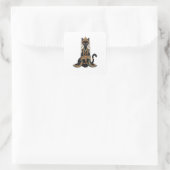 Smaragd Koninklijke Kat Empress Sticker (Tas)
